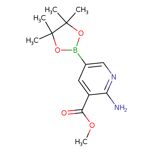 COC(=O)c1cc(cnc1N)B1OC(C(O1)(C)C)(C)C