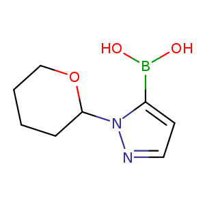 OB(c1ccnn1C1CCCCO1)O