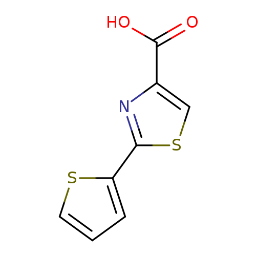 OC(=O)c1csc(n1)c1cccs1
