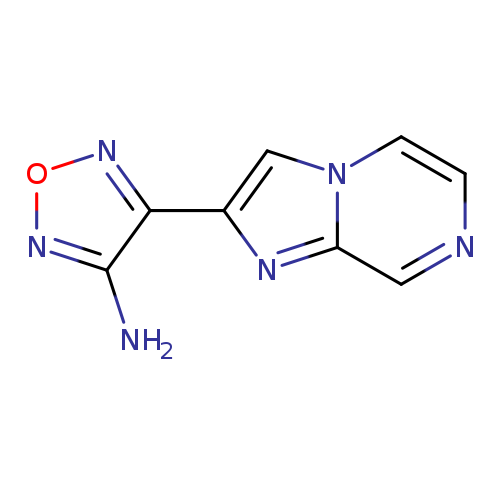 Nc1nonc1c1cn2c(n1)cncc2