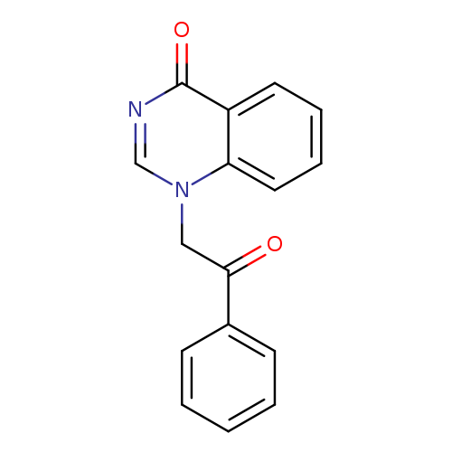O=C1N=CN(CC(C2=CC=CC=C2)=O)C3=C1C=CC=C3