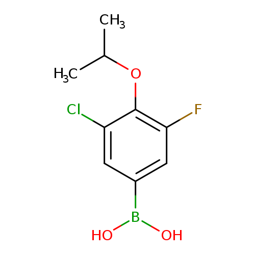 CC(Oc1c(F)cc(cc1Cl)B(O)O)C