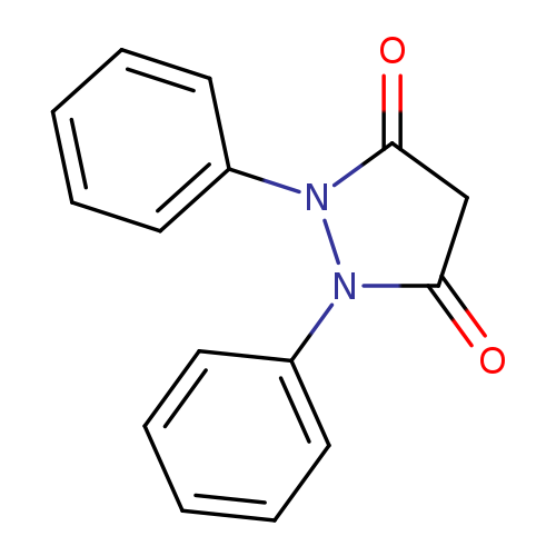 O=C1CC(=O)N(N1c1ccccc1)c1ccccc1