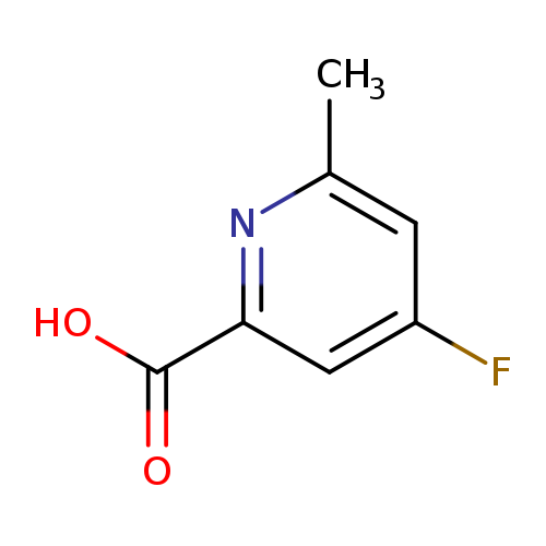 Fc1cc(C)nc(c1)C(=O)O