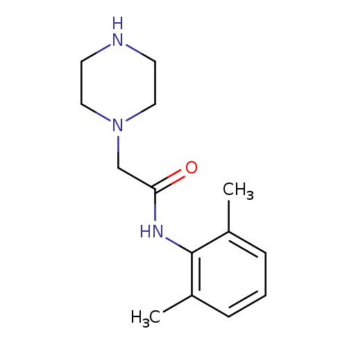 O=C(Nc1c(C)cccc1C)CN1CCNCC1