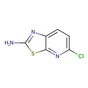 Clc1ccc2c(n1)sc(n2)N