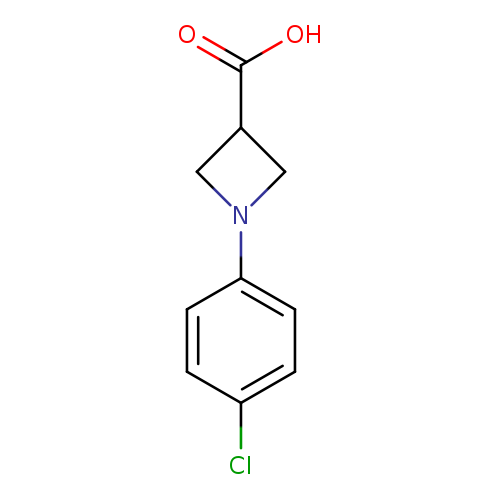 OC(=O)C1CN(C1)c1ccc(cc1)Cl