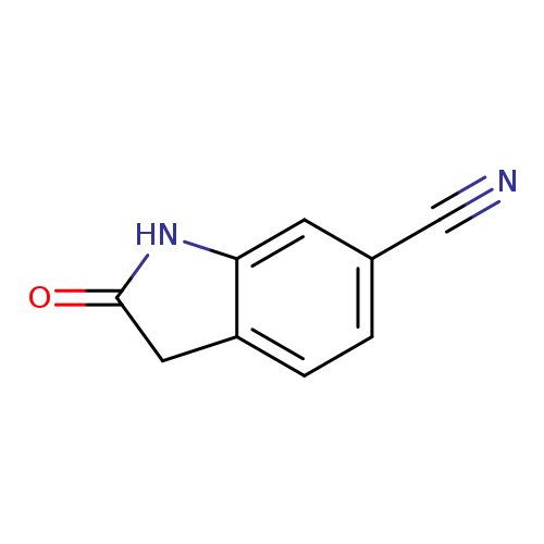 N#Cc1ccc2c(c1)NC(=O)C2