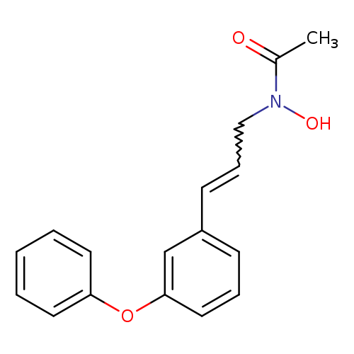 CC(=O)N(CC=Cc1cccc(c1)Oc1ccccc1)O