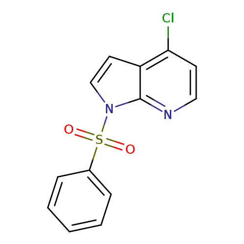 Clc1ccnc2c1ccn2S(=O)(=O)c1ccccc1