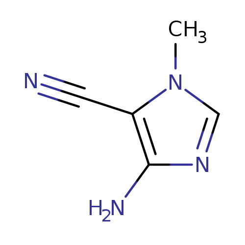 Cn1cnc(c1C#N)N