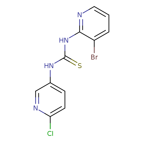 S=C(Nc1ncccc1Br)Nc1ccc(nc1)Cl