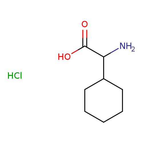 NC(C(=O)O)C1CCCCC1.Cl