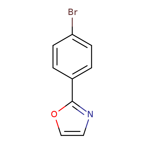Brc1ccc(cc1)c1ncco1