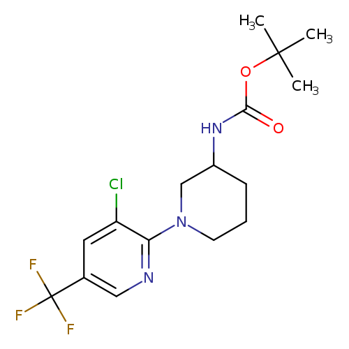 O=C(OC(C)(C)C)NC1CCCN(C1)c1ncc(cc1Cl)C(F)(F)F