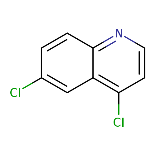 Clc1ccc2c(c1)c(Cl)ccn2