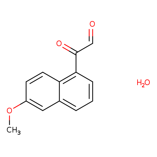 O=CC(=O)c1cccc2c1ccc(c2)OC.O