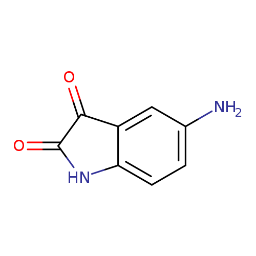 Nc1ccc2c(c1)C(=O)C(=O)N2