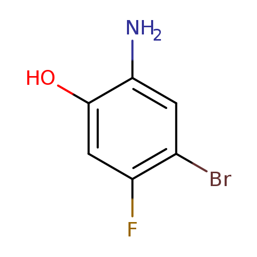 Oc1cc(F)c(cc1N)Br