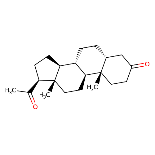 O=C1CC[C@]2([C@@H](C1)CC[C@@H]1[C@@H]2CC[C@]2([C@H]1CC[C@@H]2C(=O)C)C)C