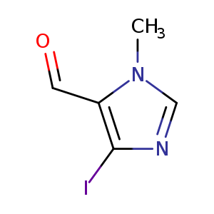Cn1cnc(c1C=O)I