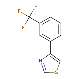 FC(c1cccc(c1)c1cscn1)(F)F