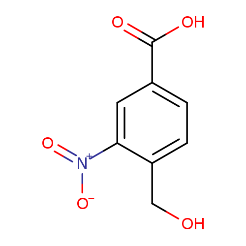 OCc1ccc(cc1[N+](=O)[O-])C(=O)O
