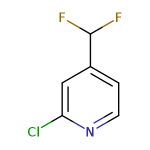 Clc1nccc(c1)C(F)F