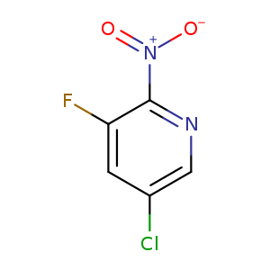 Clc1cnc(c(c1)F)[N+](=O)[O-]