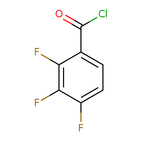 ClC(=O)c1ccc(c(c1F)F)F