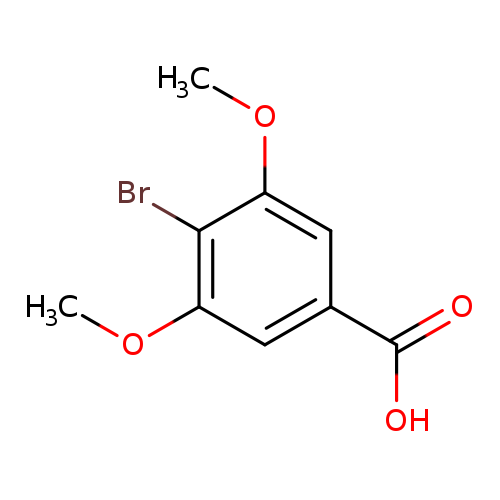 COc1cc(cc(c1Br)OC)C(=O)O