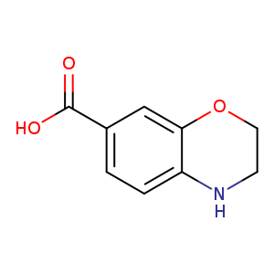 OC(=O)c1ccc2c(c1)OCCN2
