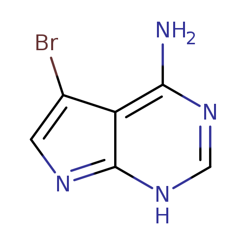 Brc1cnc2c1c(N)nc[nH]2