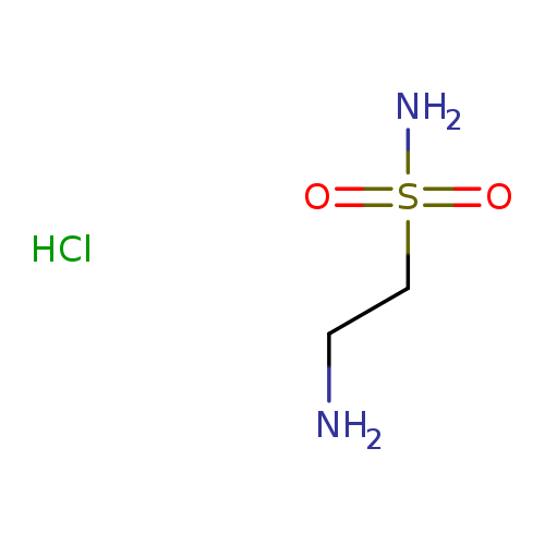 NCCS(=O)(=O)N.Cl