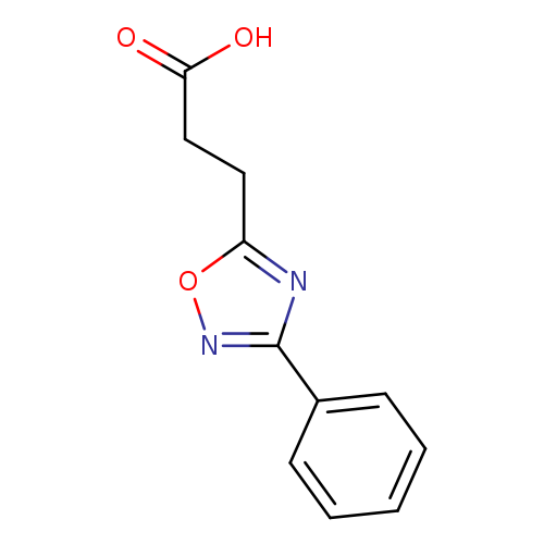 OC(=O)CCc1onc(n1)c1ccccc1