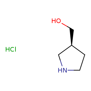 OC[C@@H]1CNCC1.Cl