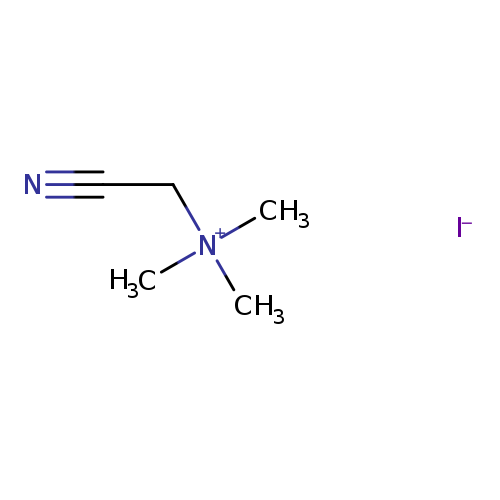 N#CC[N+](C)(C)C.[I-]