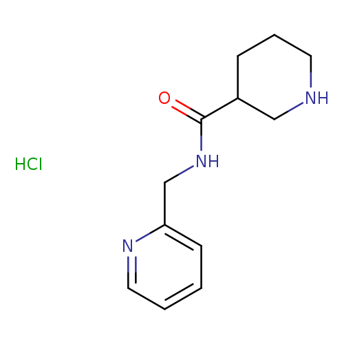 O=C(C1CCCNC1)NCc1ccccn1.Cl