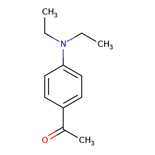 CCN(c1ccc(cc1)C(=O)C)CC