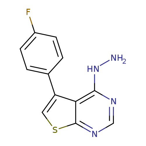 NNc1ncnc2c1c(cs2)c1ccc(cc1)F