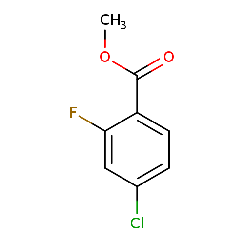 COC(=O)c1ccc(cc1F)Cl