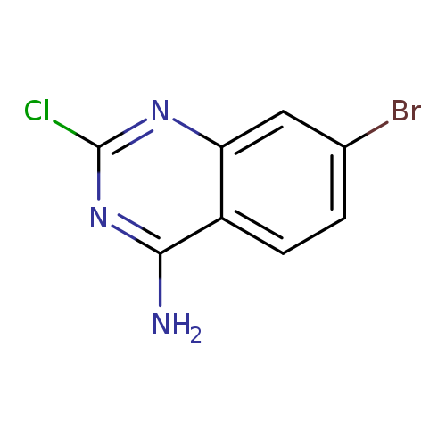 Brc1ccc2c(c1)nc(nc2N)Cl