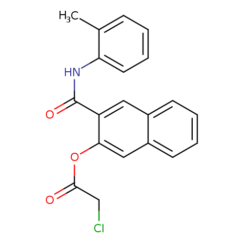 ClCC(=O)Oc1cc2ccccc2cc1C(=O)Nc1ccccc1C