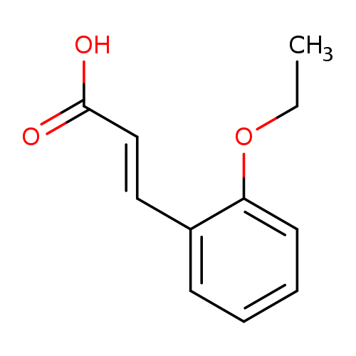 CCOc1ccccc1/C=C/C(=O)O