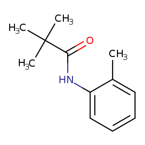 O=C(C(C)(C)C)Nc1ccccc1C