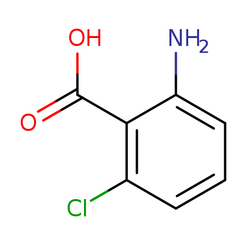 OC(=O)c1c(N)cccc1Cl