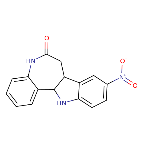O=C1CC2c3cc(ccc3NC2c2c(N1)cccc2)[N+](=O)[O-]