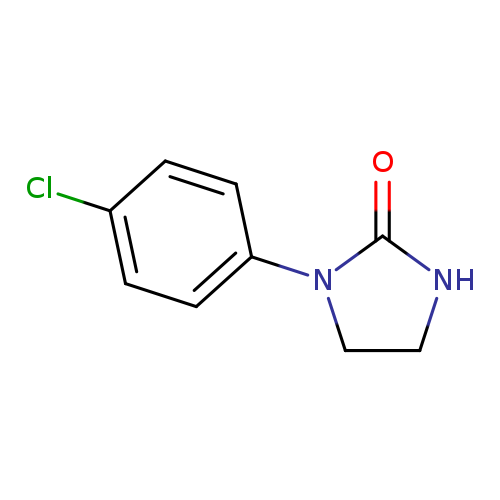 O=C1NCCN1c1ccc(cc1)Cl