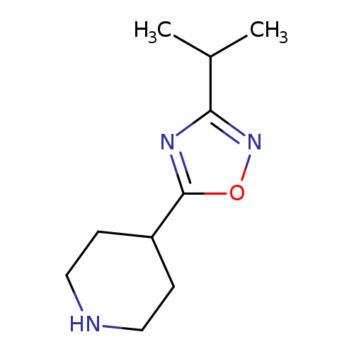 CC(c1noc(n1)C1CCNCC1)C