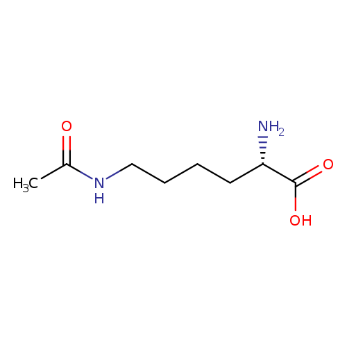 CC(=O)NCCCC[C@@H](C(=O)O)N